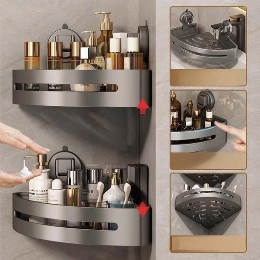 Estante de ducha sin taladro – Ideal para baños pequeños